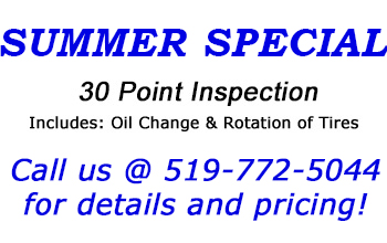 Oil Change Special - Cars and Trucks